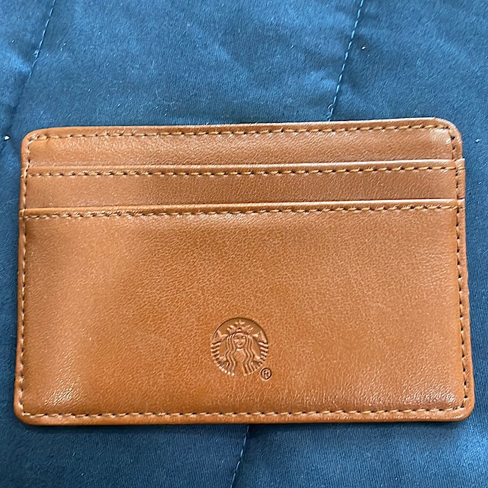 Starbucks Leather Card Wallet.  Hardly been used.